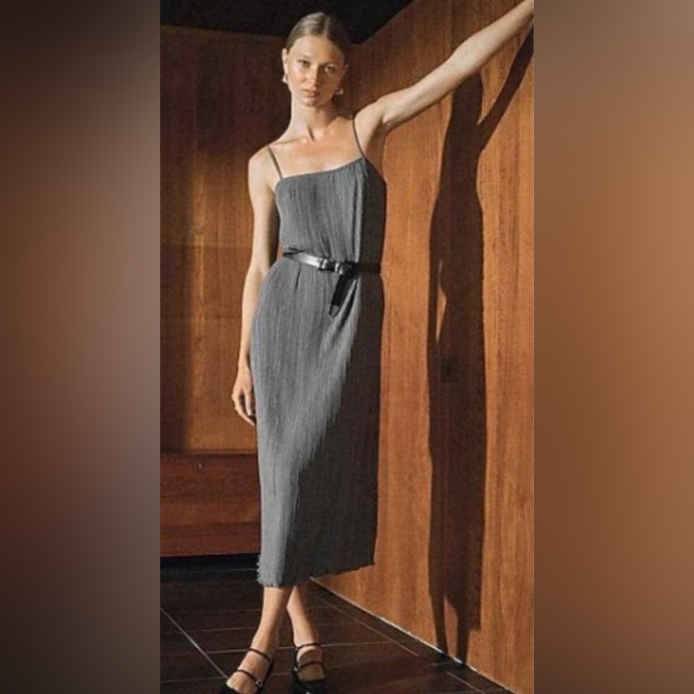 Madewell The Goldie Dress in Plissé - Picture 13 of 14